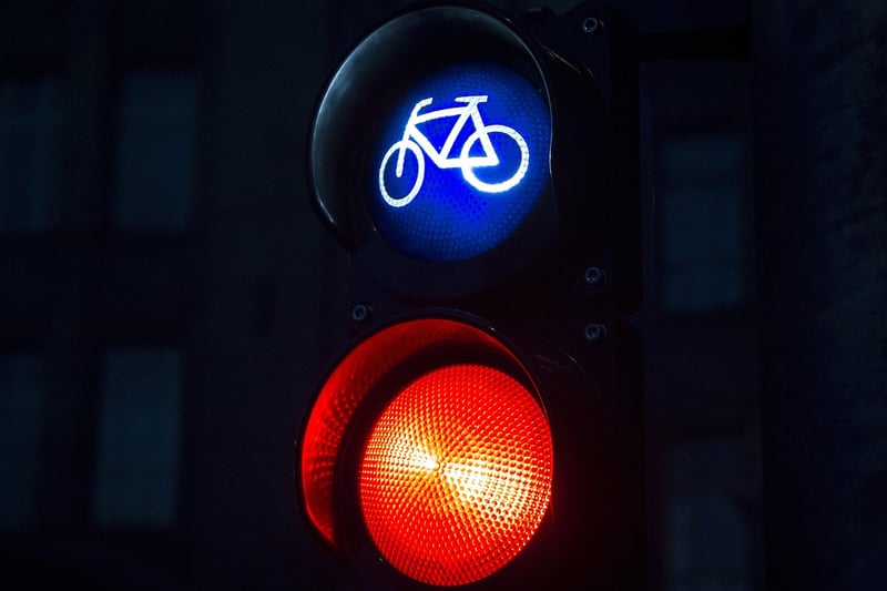 Bicycle Wheel Photo Display